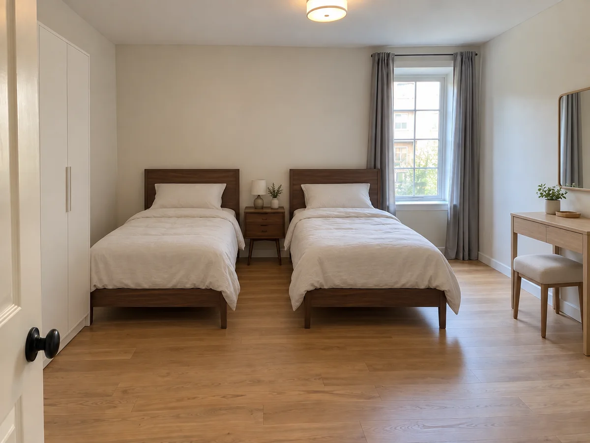 Explore a different bedroom layout: After