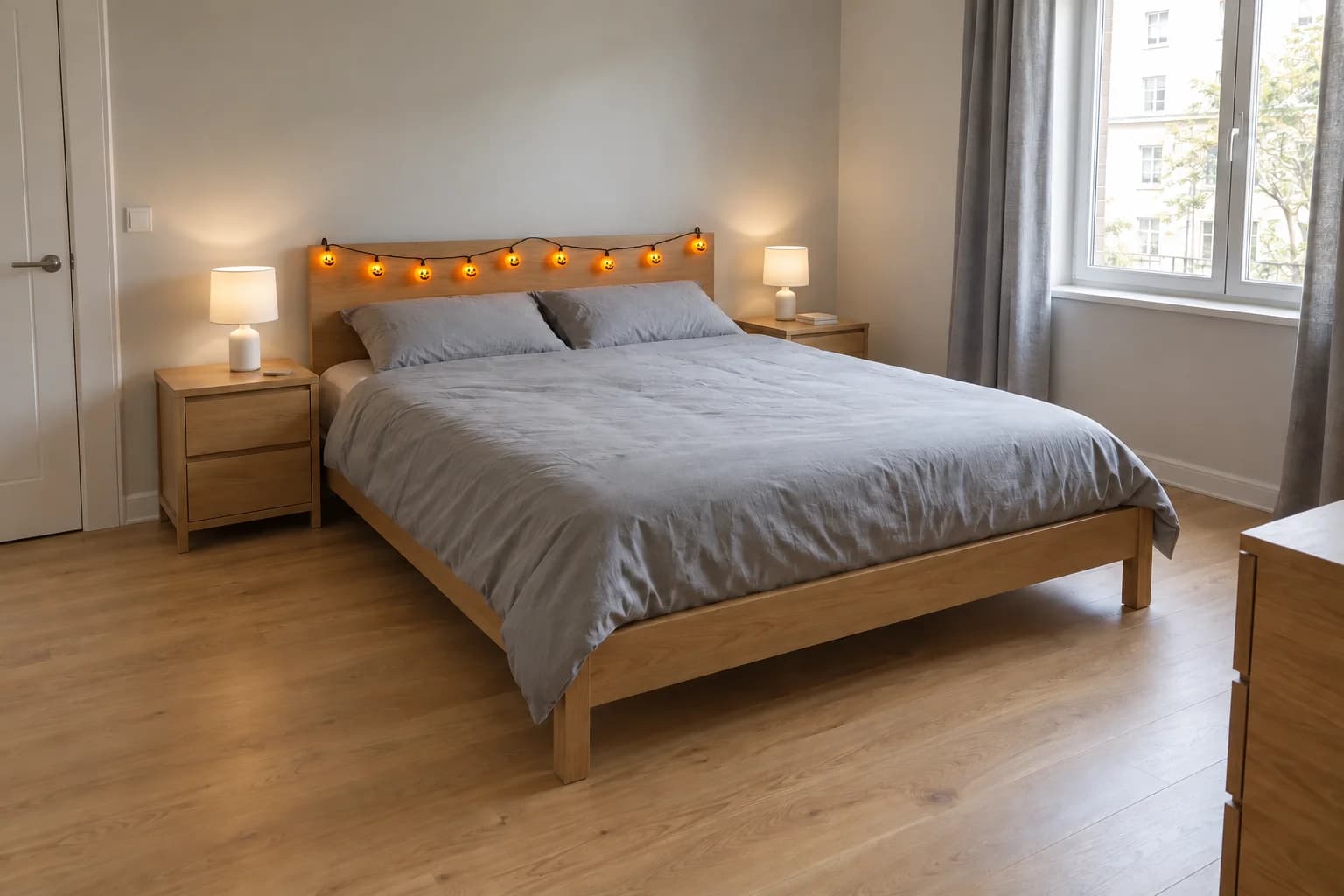 See a decoration in your room: After