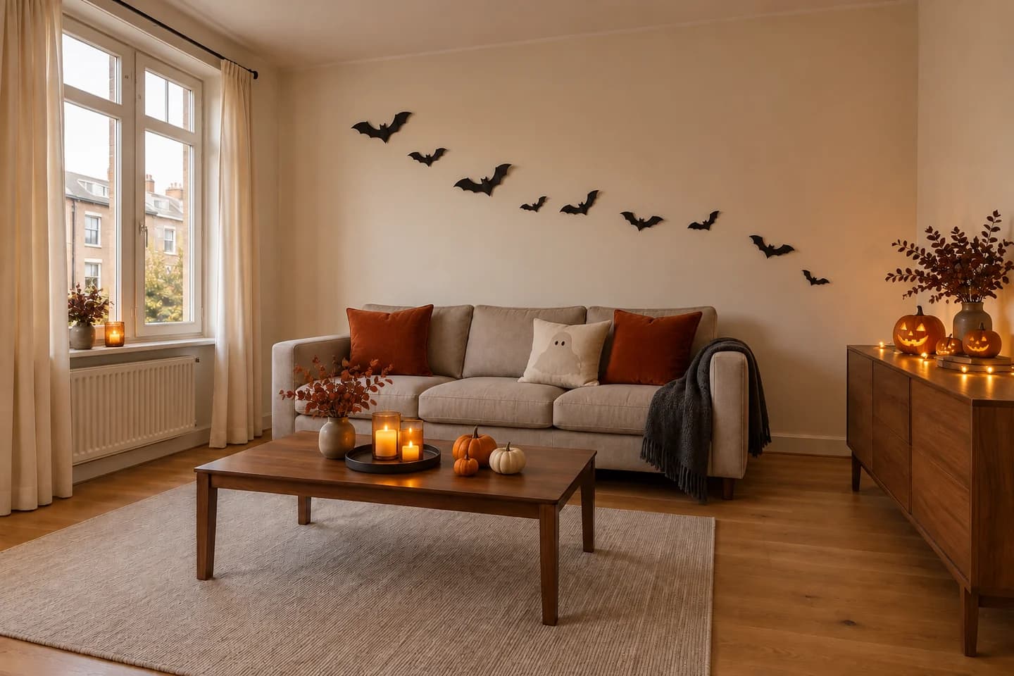 Give your room a Halloween look: After