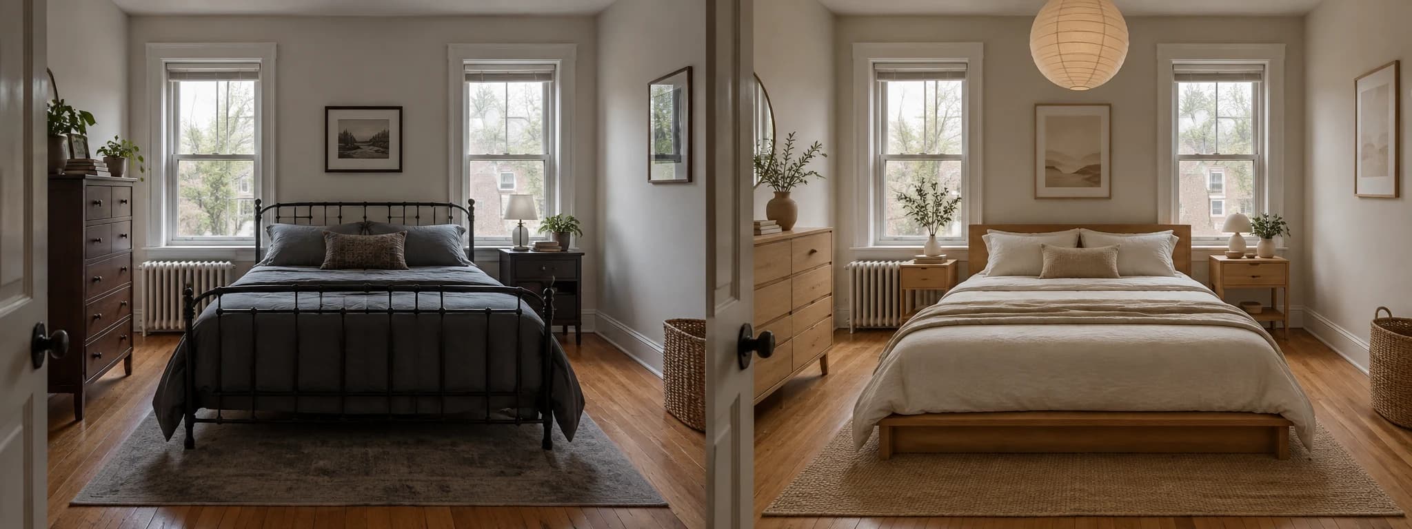 The space before the changes