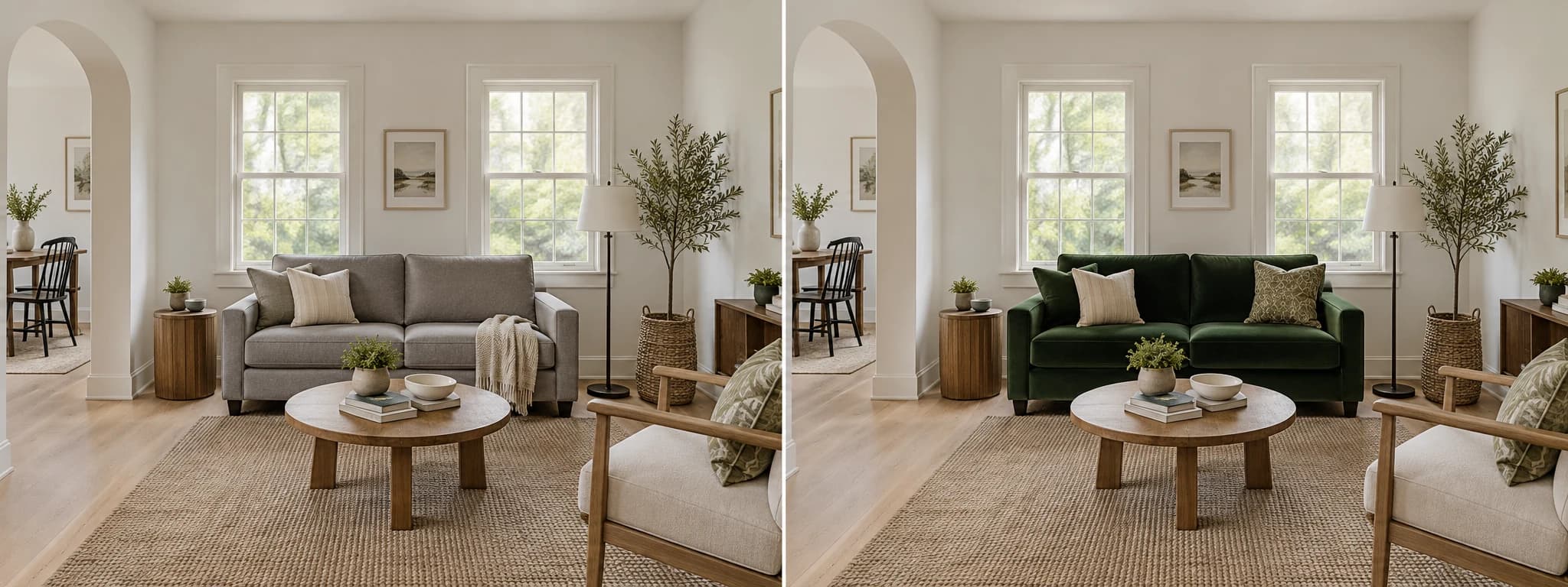 The space before the changes