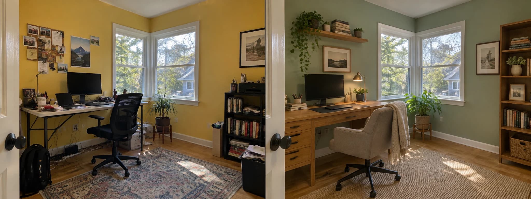 The space before the changes