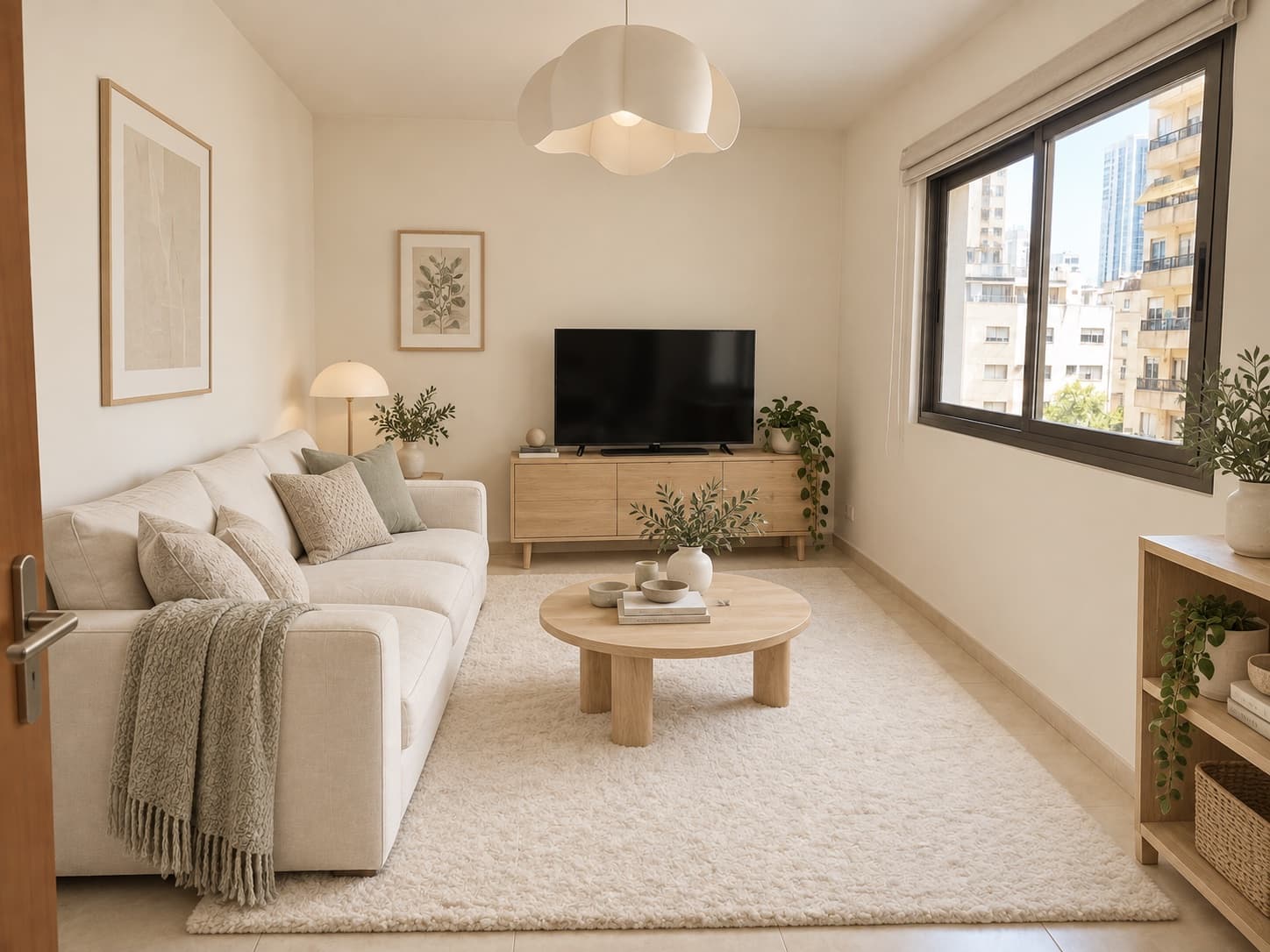 Design around a smaller living space: After
