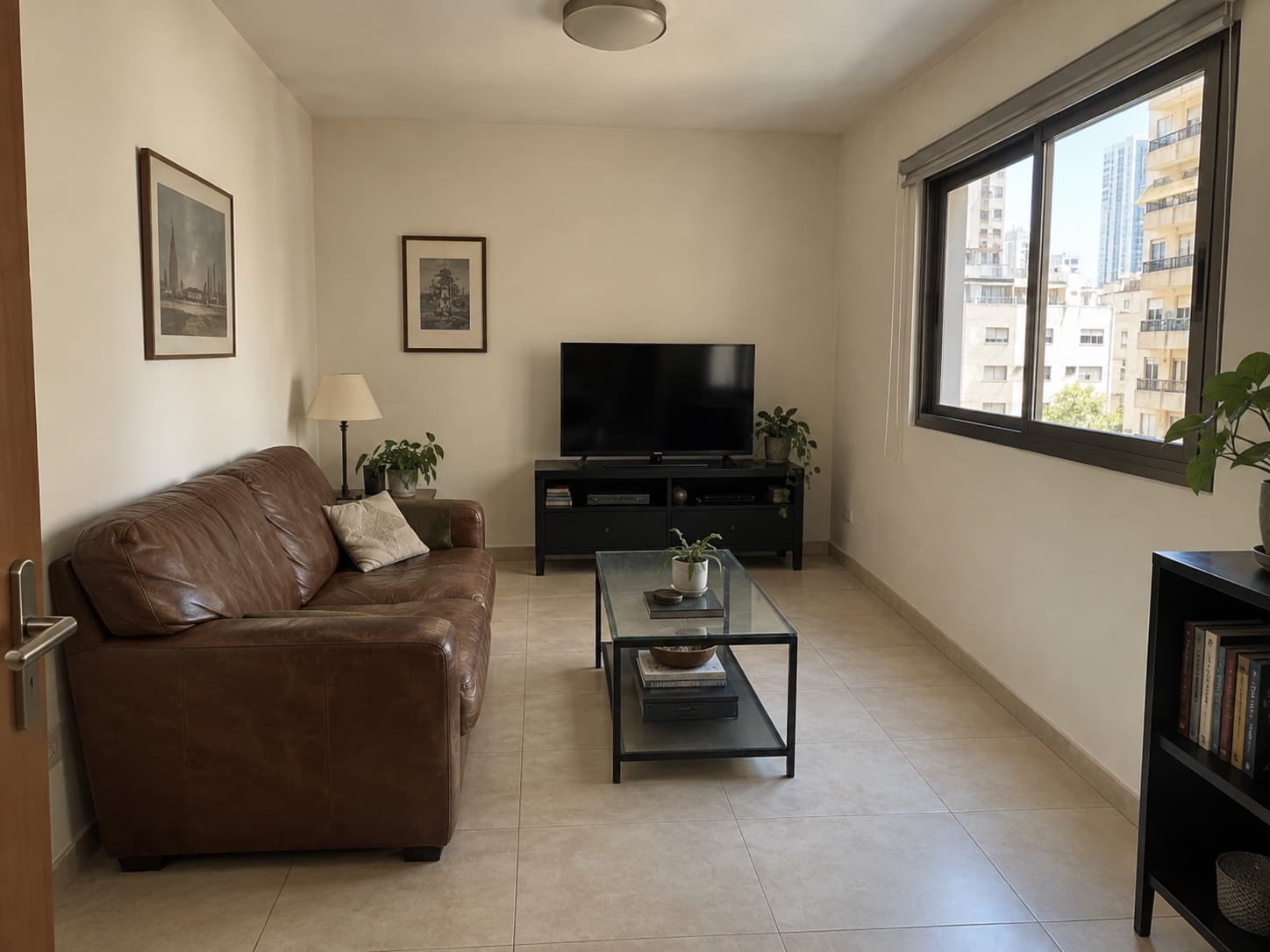 Design around a smaller living space: Before