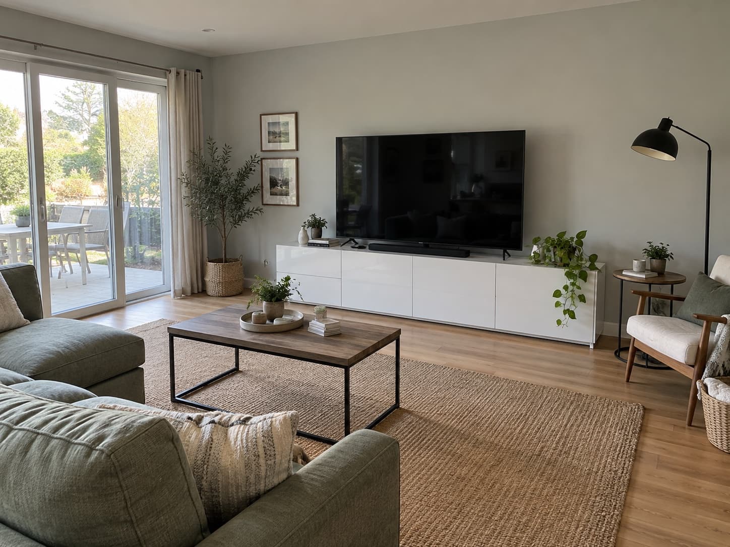 See new furniture finishes in your living room: Before