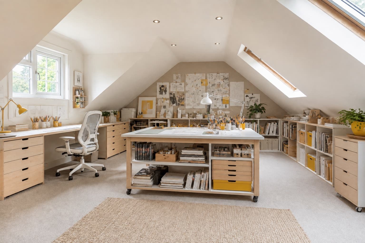 Design a home office that feels like your space: Before