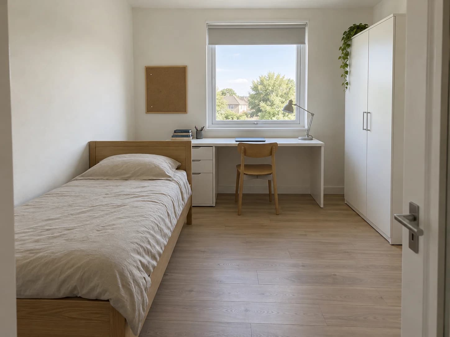 Give a teen room space to study and unwind: Before