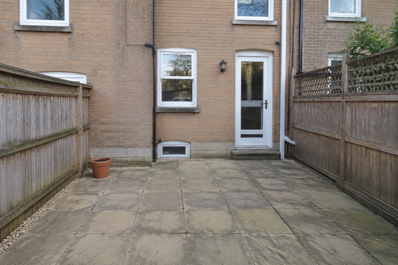 Choose a new look for paths and patios: Before