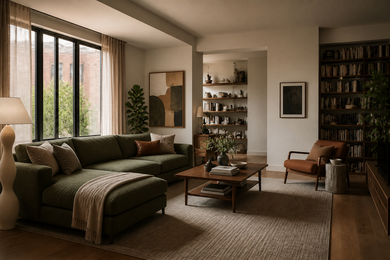 Try one furniture choice: After