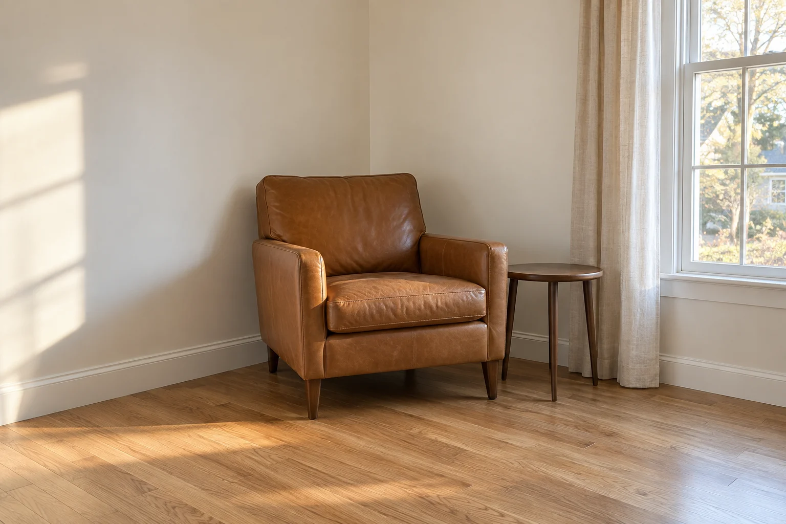 Decorate a reading corner with finishing touches: Before
